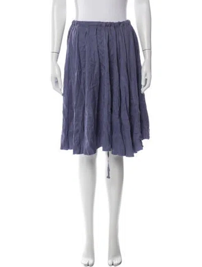 Pre-owned Prada Vintage Midi Length Skirt In Blue