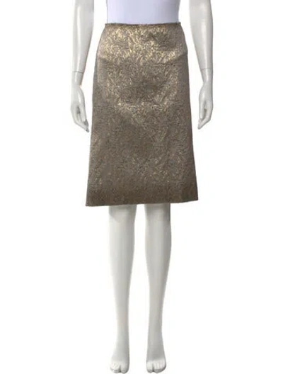 Pre-owned Prada Vintage Midi Length Skirt In Multi