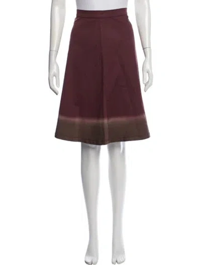 Pre-owned Prada Vintage Midi Length Skirt In Multi