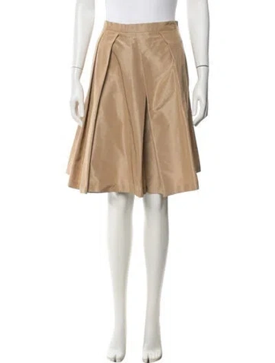 Pre-owned Prada Vintage Midi Length Skirt In Neutral