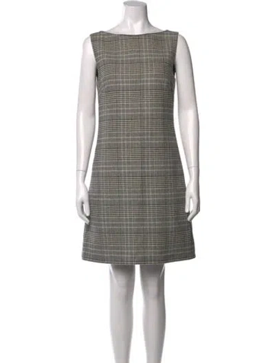 Pre-owned Prada Vintage Mini Dress In Blac