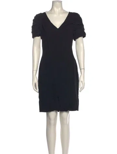 Pre-owned Prada Vintage Mini Dress In Black