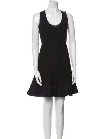 Pre-owned Prada Vintage Mini Dress In Black
