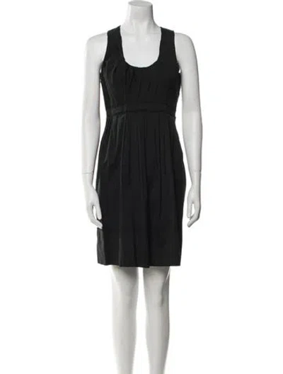 Pre-owned Prada Vintage Mini Dress In Black