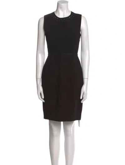 Pre-owned Prada Vintage Mini Dress In Black
