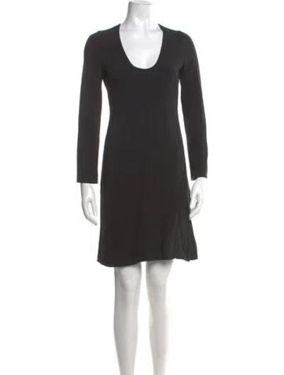 Pre-owned Prada Vintage Mini Dress In Black