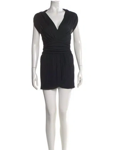 Pre-owned Prada Vintage Mini Dress In Black