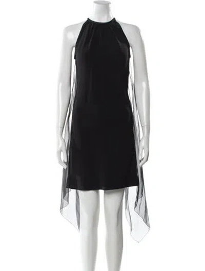 Pre-owned Prada Vintage Mini Dress In Black