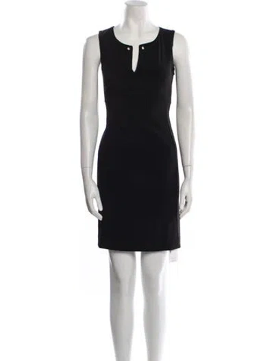 Pre-owned Prada Vintage Mini Dress In Black