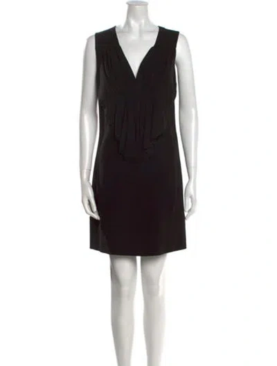 Pre-owned Prada Vintage Mini Dress In Black