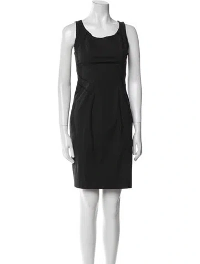 Pre-owned Prada Vintage Mini Dress In Black