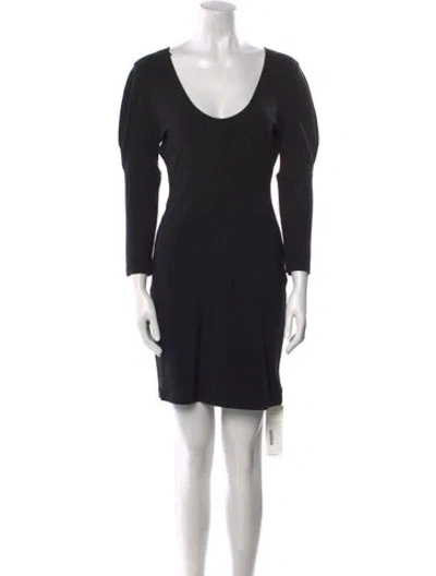 Pre-owned Prada Vintage Mini Dress In Black