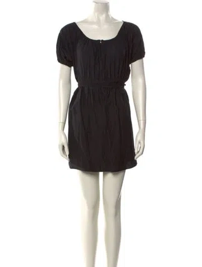 Pre-owned Prada Vintage Mini Dress In Black