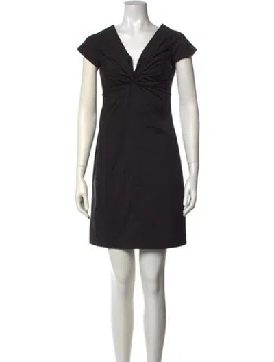 Pre-owned Prada Vintage Mini Dress In Black