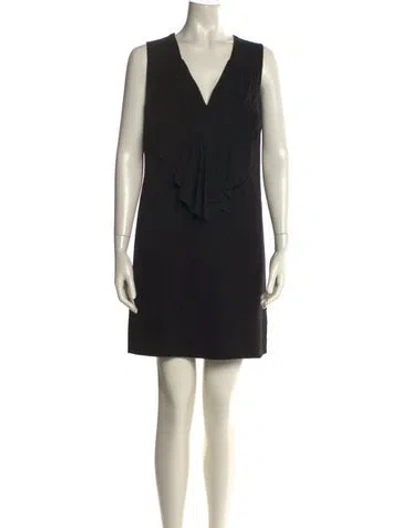 Pre-owned Prada Vintage Mini Dress In Black