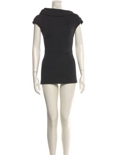 Pre-owned Prada Vintage Mini Dress In Black