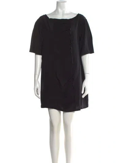 Pre-owned Prada Vintage Mini Dress In Black