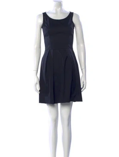 Pre-owned Prada Vintage Mini Dress In Black