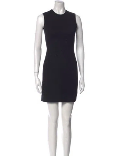 Pre-owned Prada Vintage Mini Dress In Black