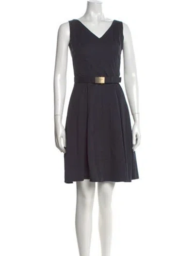 Pre-owned Prada Vintage Mini Dress In Black