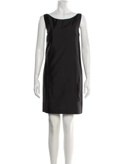 Pre-owned Prada Vintage Mini Dress In Black
