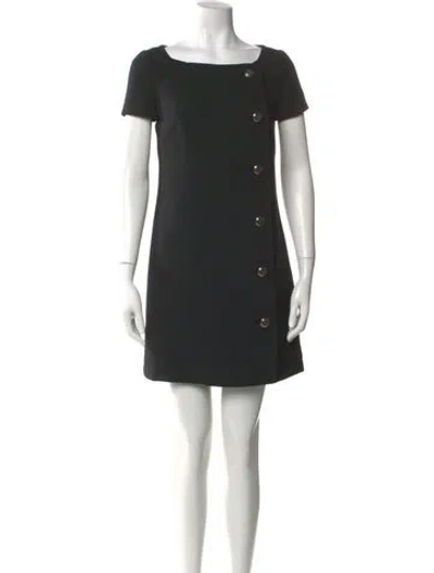 Pre-owned Prada Vintage Mini Dress In Black