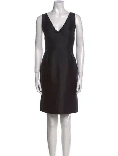 Pre-owned Prada Vintage Mini Dress In Black