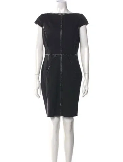 Pre-owned Prada Vintage Mini Dress In Black