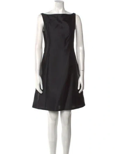 Pre-owned Prada Vintage Mini Dress In Black