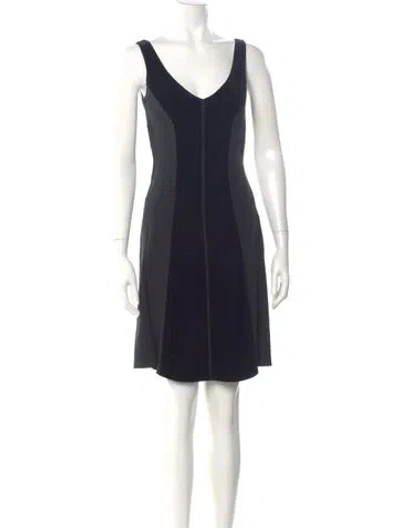 Pre-owned Prada Vintage Mini Dress In Black