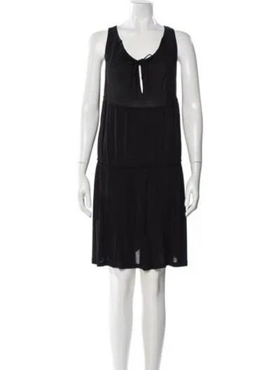 Pre-owned Prada Vintage Mini Dress In Black