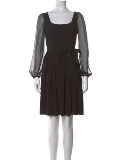 Pre-owned Prada Vintage Mini Dress In Black