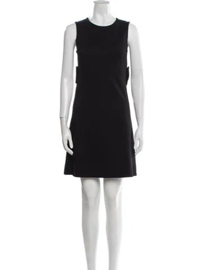 Pre-owned Prada Vintage Mini Dress In Black