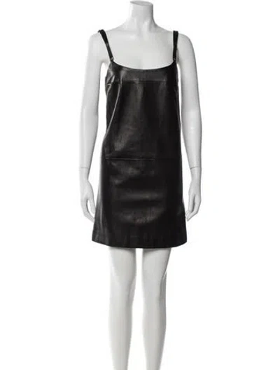 Pre-owned Prada Vintage Mini Dress In Black