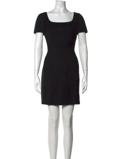 Pre-owned Prada Vintage Mini Dress In Black