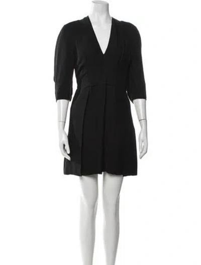 Pre-owned Prada Vintage Mini Dress In Black