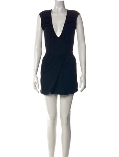 Pre-owned Prada Vintage Mini Dress In Black