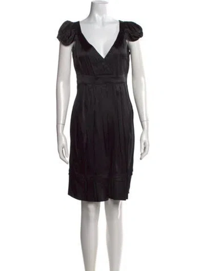 Pre-owned Prada Vintage Mini Dress In Black