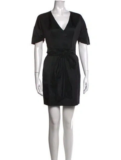 Pre-owned Prada Vintage Mini Dress In Black