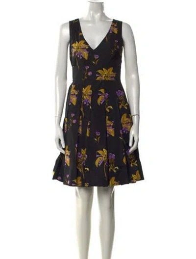 Pre-owned Prada Vintage Mini Dress In Black