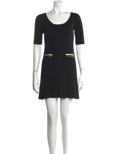 Pre-owned Prada Vintage Mini Dress In Black