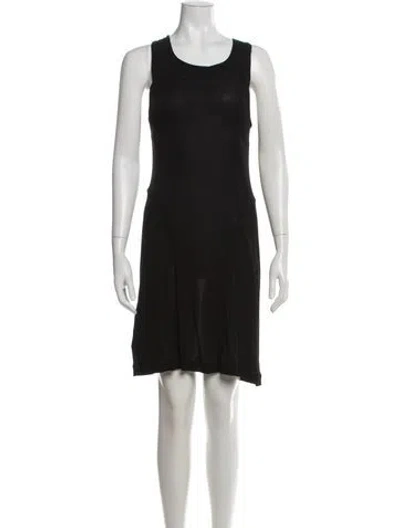 Pre-owned Prada Vintage Mini Dress In Black