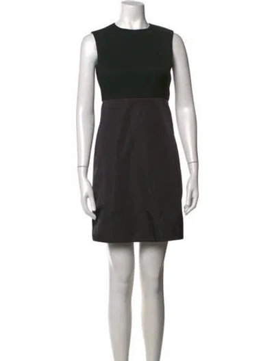 Pre-owned Prada Vintage Mini Dress In Black