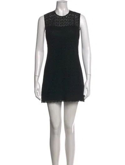 Pre-owned Prada Vintage Mini Dress In Black