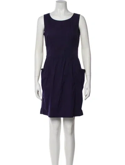 Pre-owned Prada Vintage Mini Dress In Blue