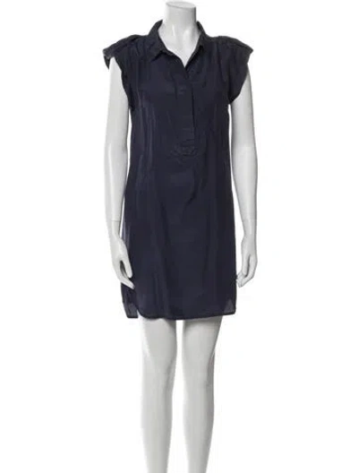 Pre-owned Prada Vintage Mini Dress In Blue