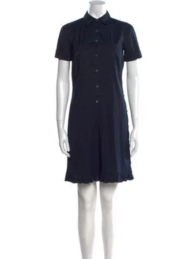 Pre-owned Prada Vintage Mini Dress In Blue