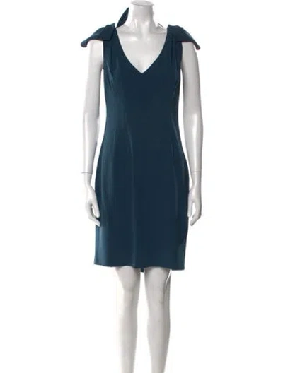Pre-owned Prada Vintage Mini Dress In Blue