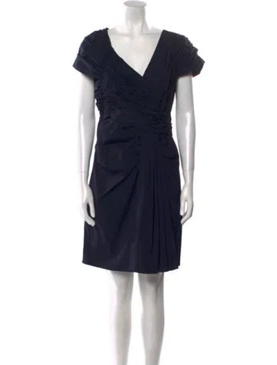 Pre-owned Prada Vintage Mini Dress In Blue