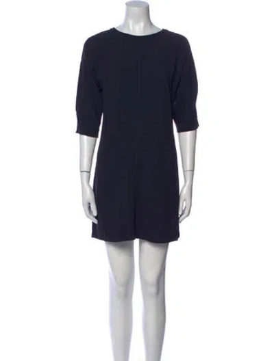 Pre-owned Prada Vintage Mini Dress In Blue